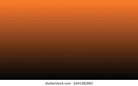Abstract orange and dark brown gradient with a golden for banner, papper and poster.