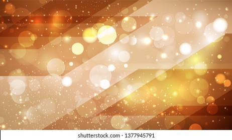 Abstract Orange Defocused Lights Background Image