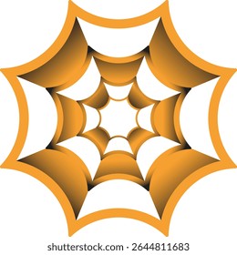 Abstractas elemento de diseño naranja para Sitios web y proyectos digitales.