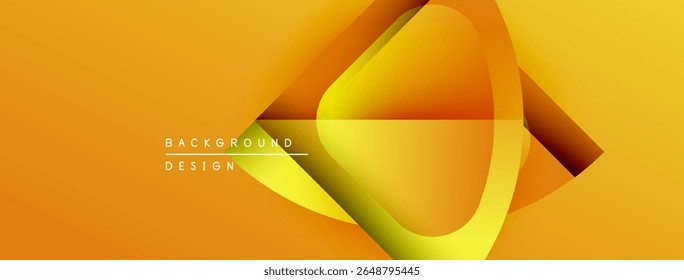 Design laranja abstrato. Gradientes suaves criam formas dinâmicas, sugerindo movimento e profundidade. Estética moderna para fundos, apresentações.