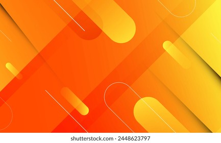 Abstract orange with diagonal stripes background. Vector illustration Vektor Stok