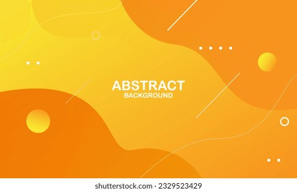Abstract orange fluid background. Eps10 vector