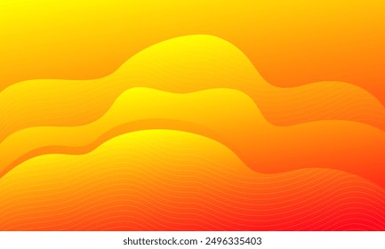 Abstract orange fluid background. Eps10 vector