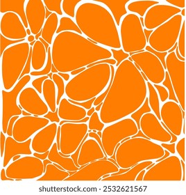 Abstract orange fruit liquid background texture