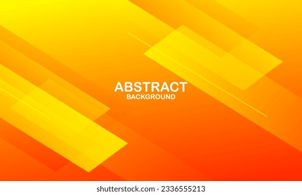 Abstract orange futuristic background. Dynamic shapes composition. Eps10 vector