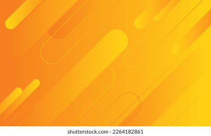 fondo geométrico anaranjado abstracto. Diseño vectorial de composición de formas dinámicas