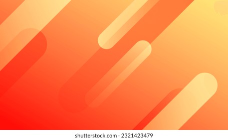 Abstract orange geometric background. Dynamic shapes composition and elements. Modern design in Eps10 vector illustration