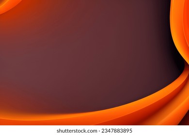Abstract orange geometric background. Dynamic shapes composition. Vector illustration.