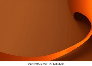 Abstract orange geometric background. Dynamic shapes composition. Vector illustration.