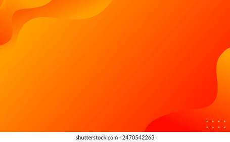 Fondo geométrico naranja Abstractas. Composición de Formas dinámicas. Diseño moderno y creativo en Ilustración vectorial