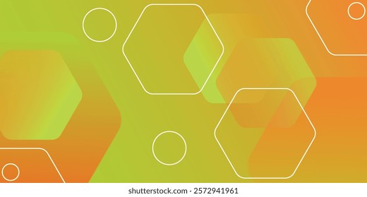 Abstract Orange geometric background. Dynamic shapes composition and elements. Modern design in Eps10 vector illustration