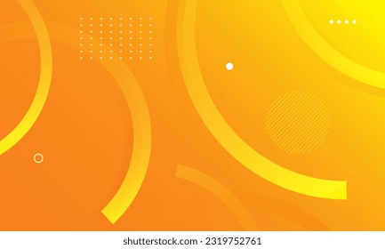 Abstract orange geometric background. Eps10 vector