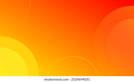 Fondo geométrico naranja Abstractas. ideal para redes sociales, Anuncio, tarjeta, publicidad. Ilustración vectorial