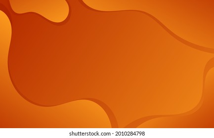 Abstract Orange geometric background. Modern background design. Liquid color. Fluid shapes composition. Fit for presentation design. website, basis for banners, wallpapers, brochure, posters