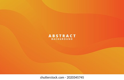 Abstract Orange geometric background. Modern background design. Liquid color. Fluid shapes composition. Fit for presentation design. website, basis for banners, wallpapers, brochure, posters