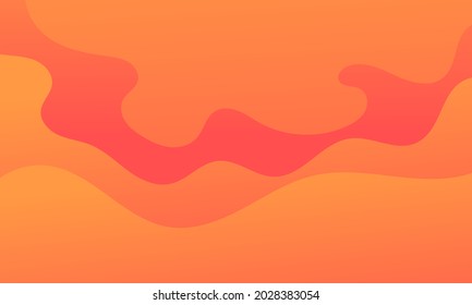 Resumen Fondo geométrico naranja. Diseño de fondo moderno. Color líquido. Composición de formas fluidas. Apto para el diseño de la presentación. sitio web, base para banners, fondos de pantalla, folletos, carteles