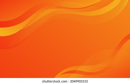 Abstract Orange geometric background. Modern background design. gradient color. Fluid shapes composition. Fit for presentation design. website, basis for banners, wallpapers, brochure, posters