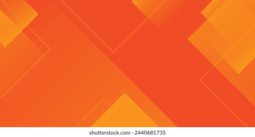 Fondo geométrico naranja abstracto. Concepto de forma moderna. Vector Eps10