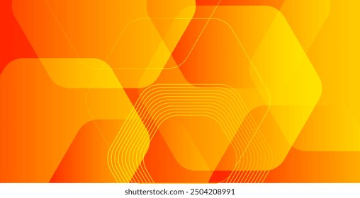 Abstract orange geometric background. Modern shape concept. Eps10 vector