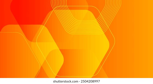 Abstract orange geometric background. Modern shape concept. Eps10 vector