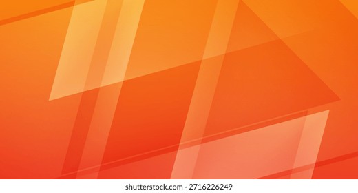 Fondo geométrico naranja Abstractas con capas vibrantes del triángulo. Traje para el Anuncio, el Web, el folleto, el panfleto y la presentación