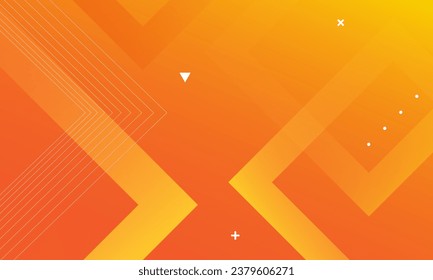 Abstract orange geometric gradient background. Eps10 vector
