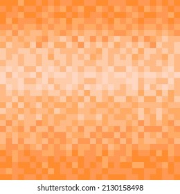 Resumen de fondo de píxel geométrico naranja