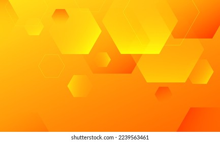 Abstract orange geometric shape background. Dynamic shapes composition. Eps10 vector