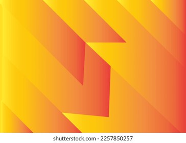 Abstract orange geometric shape background