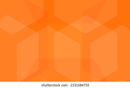 abstract orange geometric shape colorful background