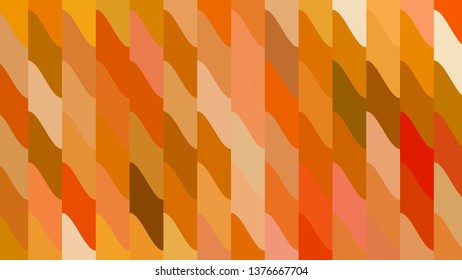 Abstract Orange Geometric Shapes Background Vector
