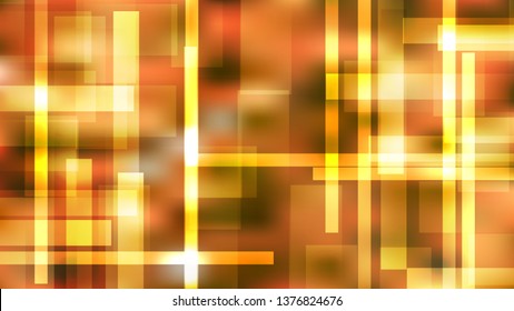Abstract Orange Geometric Shapes Background