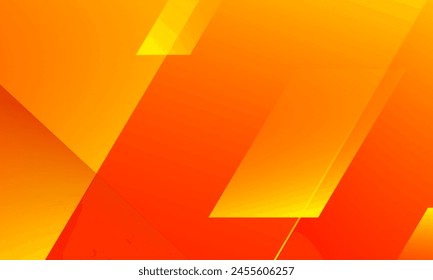 Fondo de Formas geométricas naranja Abstractas. Vector Eps10