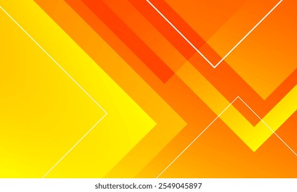Fondo de Formas geométricas naranjas Abstractas. Composición de Formas dinámicas. Vector Eps10