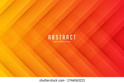 Abstract orange geometric shapes backround with scratches effect.  Graphic design element. Elegant decoration.