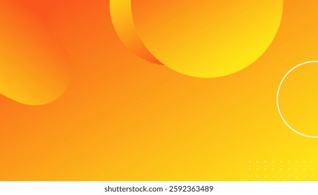 Abstract orange geometric shapes futuristic background.  Used to decorate advertisements, publications, Eps10 vector
