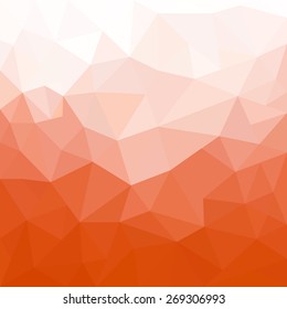 Abstract orange geometrical background - Vector