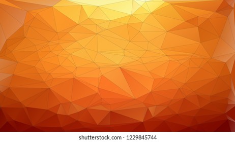 Abstract Orange Geometrical Triangle Vector with Lines Vector Background.