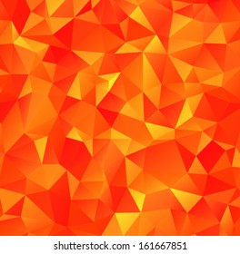 Abstract orange geometrical vector background. Eps 10. 
