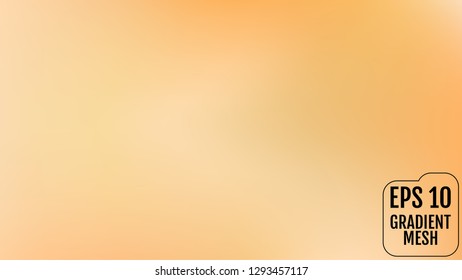 Abstract orange and gold blurred gradient background with light. Holiday backdrop. Vector illustration. Celebration concept for your graphic design, banner, poster, user interface or app.