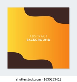 Abstract orange gradient background. Clean orange and chocolate background. suitable for brochure, flyer, and social media post background template