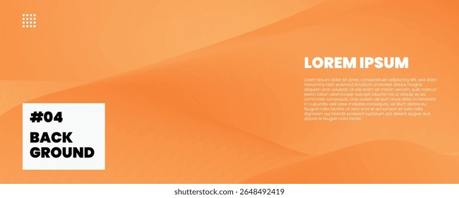 Abstractas colores de fondo de degradado naranja con efecto dinámico. Color de degradado de Plantilla de cubierta minimalista. Diseño ideal para redes sociales, portada, Anuncio, flyer, música, anuncios.
