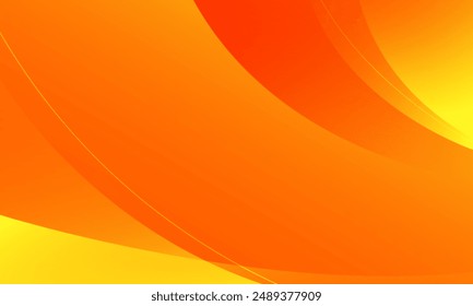 Abstract orange gradient background design. Vector illustration