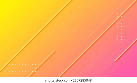 abstract orange gradient background with diagonal stripes. vector illustration