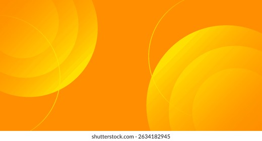 Abstract orange gradient background. Dynamic shapes composition. Eps10 vector