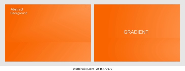 Abstract Orange Gradient Background, for Presentation and Design, Studio showroom product background, fashion runway mockup scene. vector illustration