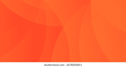 Abstract orange gradient background with smooth geometric shapes.