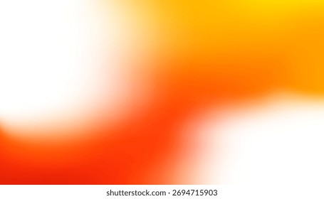 Fundo de gradiente laranja abstrato, sobreposição suave de desfoque, textura de ondas de fluxo quente de verão
