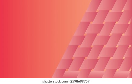 Abstract Orange Gradient Background. Vector illustration.