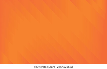 Abstract Orange gradient Colored Background with Diagonal Stripes. Vector Geometric Minimal Pattern. Modern Sleek Texture